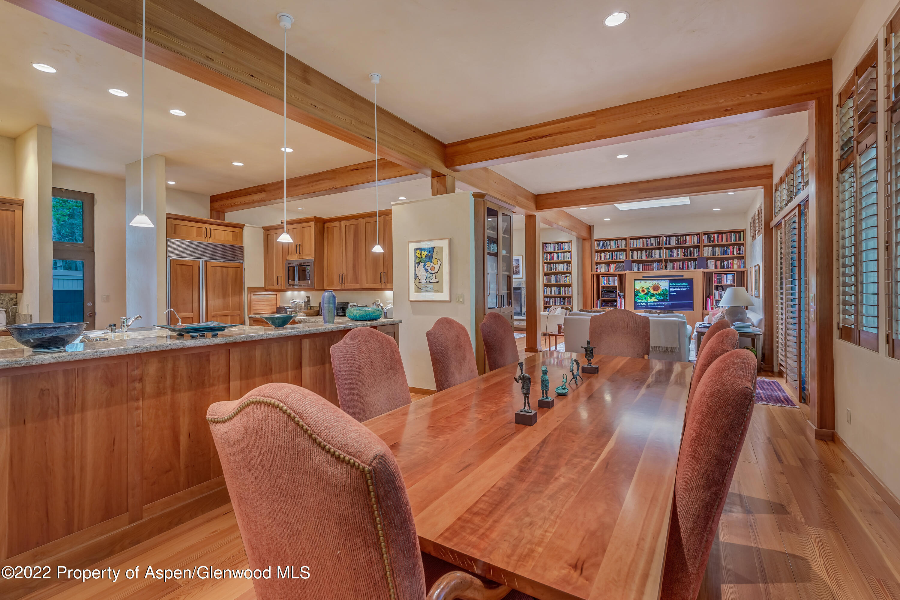 332 Glen Eagle Drive Aspen, CO 81611 - Photo 12 of 37 a view of a dining room with furniture