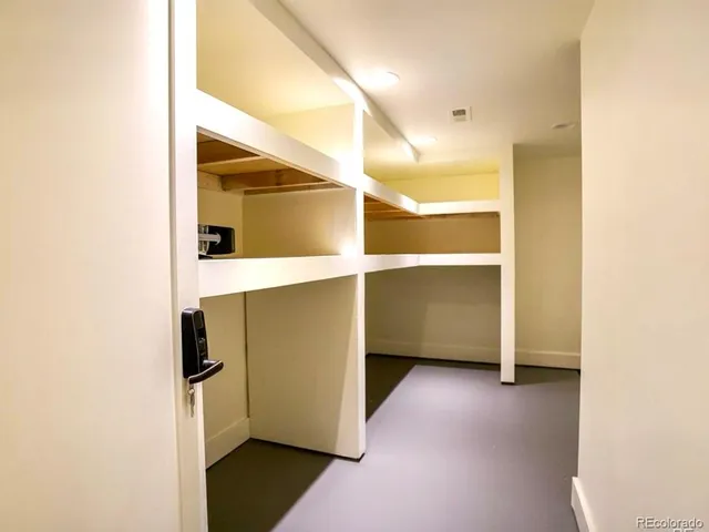 a view of an empty room