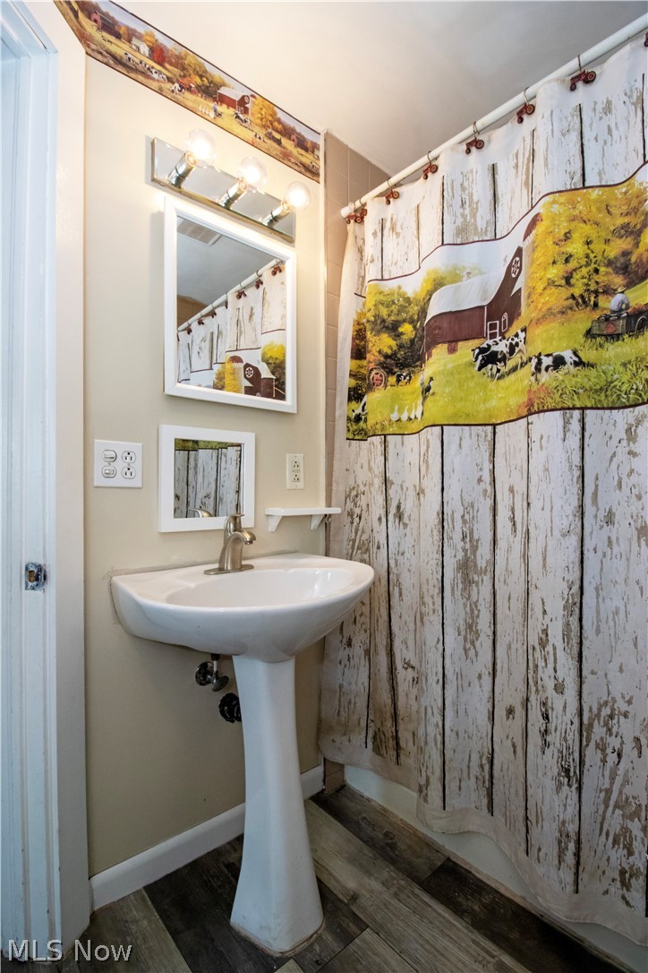 5299 Overton Road Wooster, OH 44691 - Photo 20 of 26 Bathroom featuring hardwood / wood-style flooring