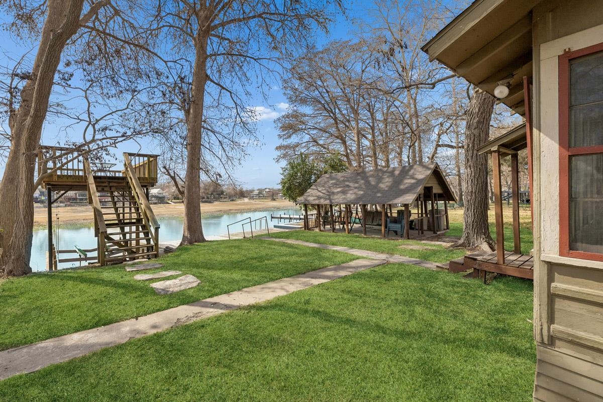 1307 Terminal Loop Road McQueeney, TX 78123 - Photo 13 of 23 a view of a house with a yard