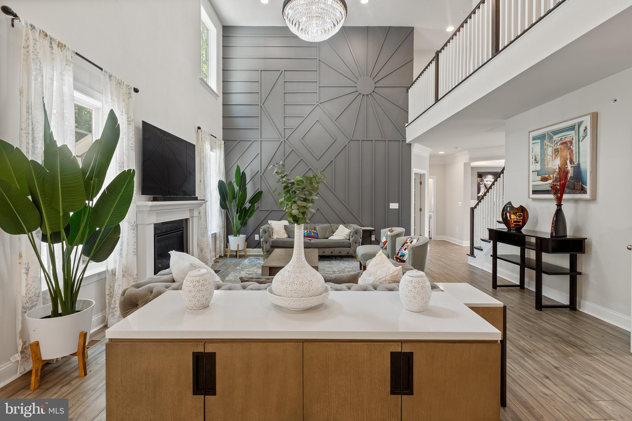 6676 Timber Ridge Lane Bryans Road, MD 20616 - Photo 7 of 49 View from Kitchen Custom Accent Wall (Main Level