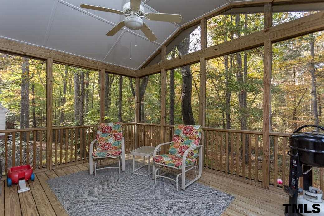 1241 Hillingdon Way Raleigh, NC 27614 - Photo 13 of 21 Screened Porch is located off of the Kitchen/Breakfast Room, and will be your favorite spot to start your day, unwind, or relax. Ceiling fan provides a nice breeze when it's needed!