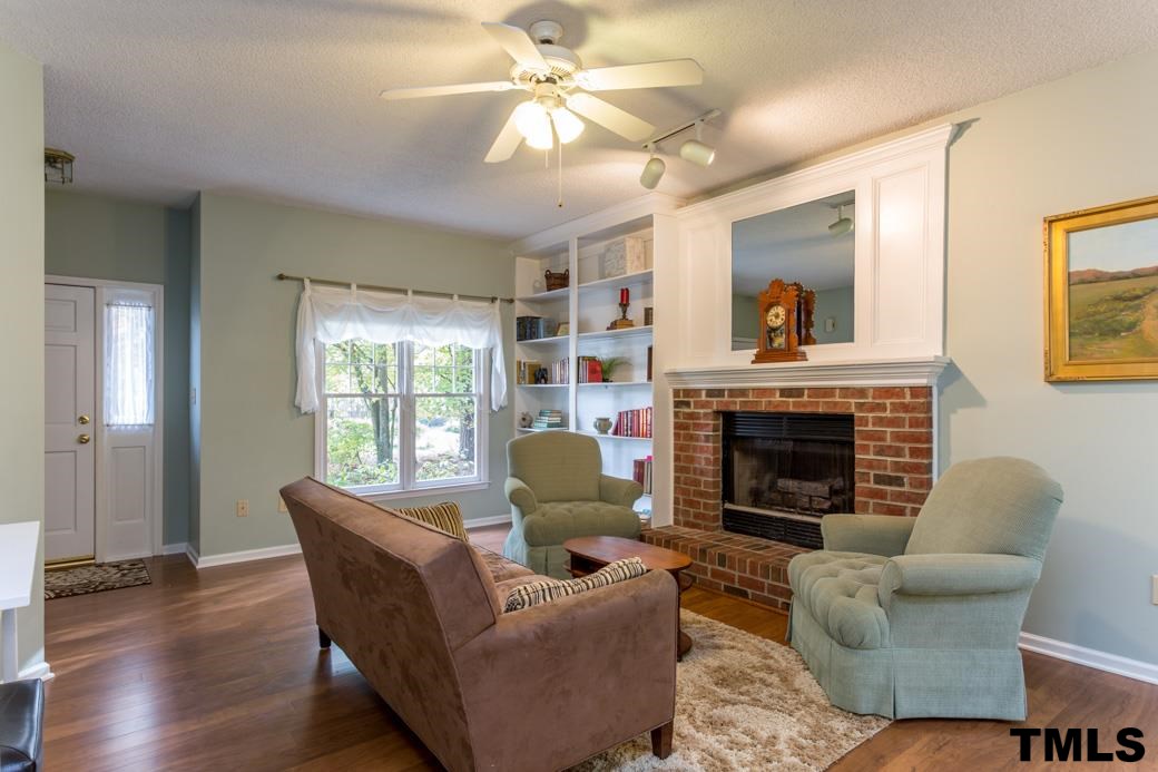 1241 Hillingdon Way Raleigh, NC 27614 - Photo 4 of 21 This Family Room is a great open space to enjoy family and friends. Through to the back, you have access to the Dining Room Garage/Mud area, and Kitchen.