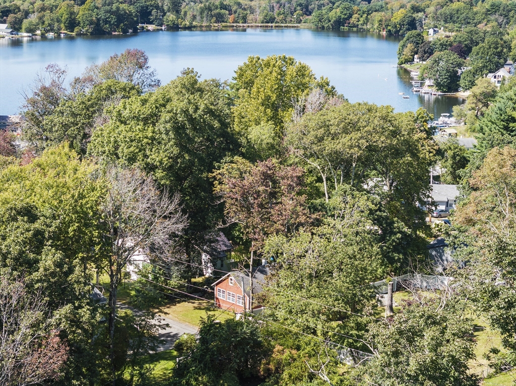 7 Sichols Colony Road Wales, MA 01081 - Photo 23 of 29 an aerial view of a houses with a lake view