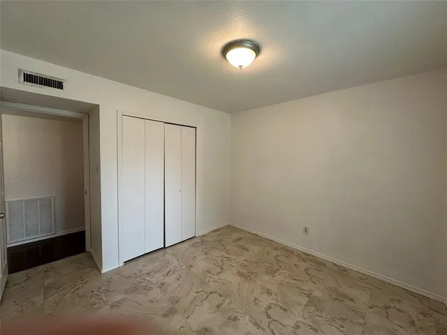 an empty room with a natural light