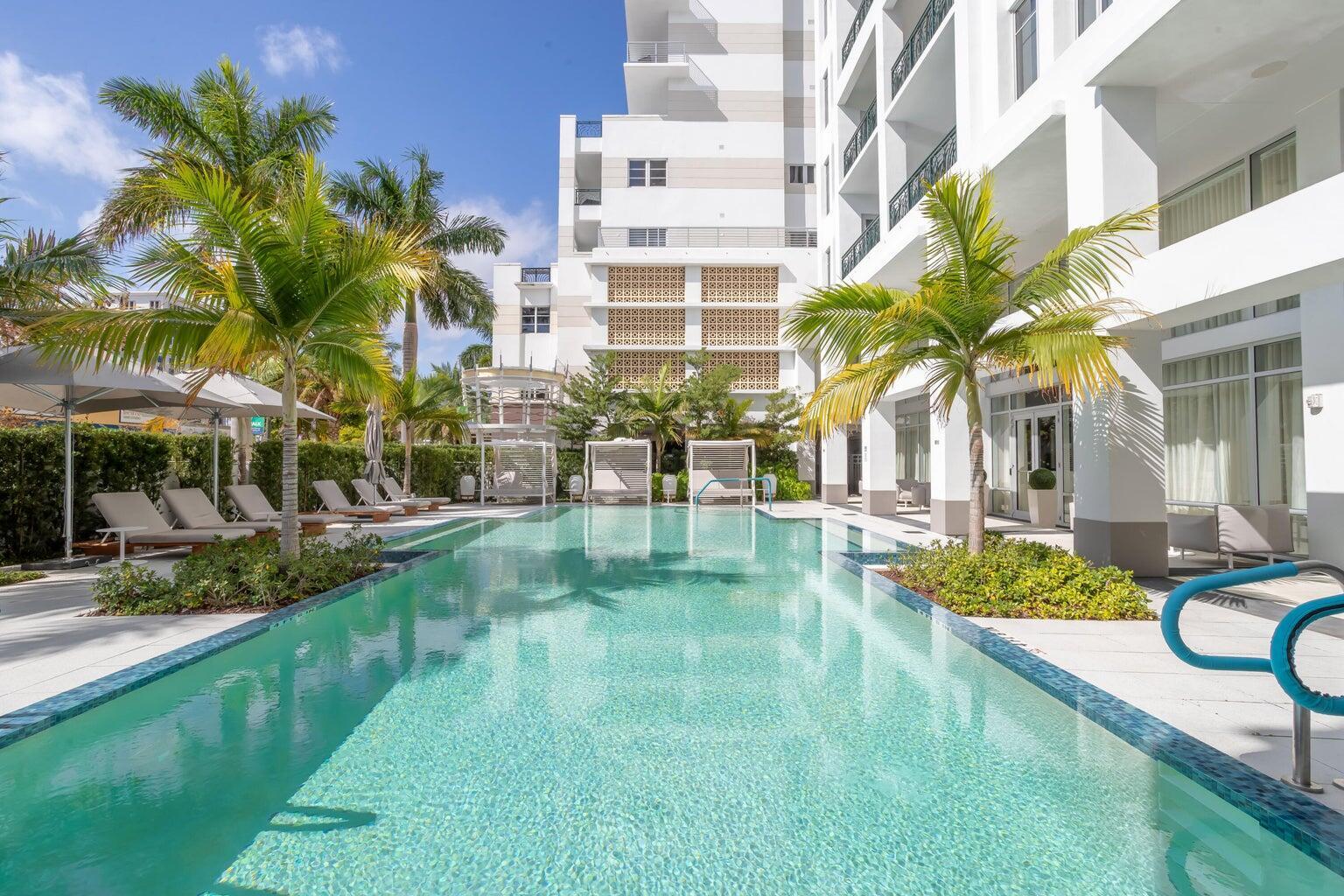 155 East Boca Raton Road, Unit 413 Boca Raton, FL 33432 - Photo 27 of 28 Pool w/cabanas