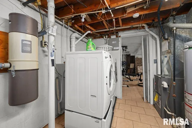 a view of a storage room