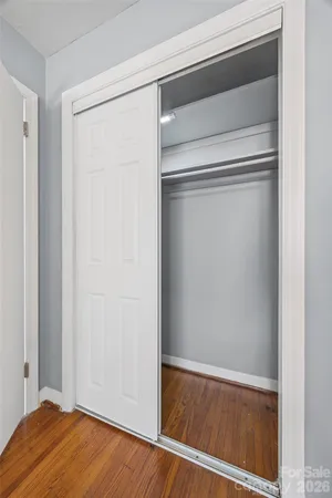 a view of closet area