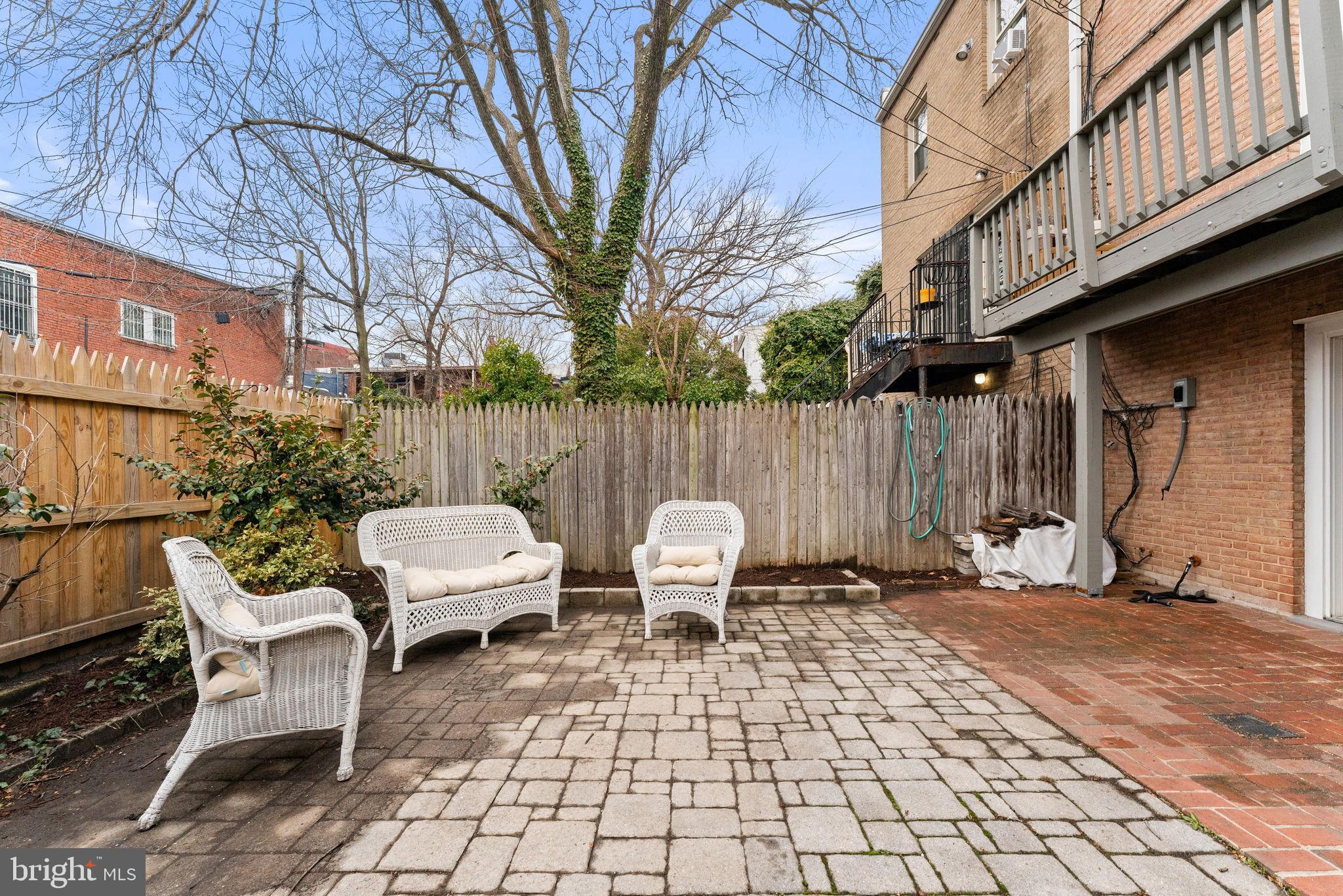 1117 G Street Southeast Washington, DC 20003 - Photo 38 of 50 Charming patio oasis for outdoor relaxation.