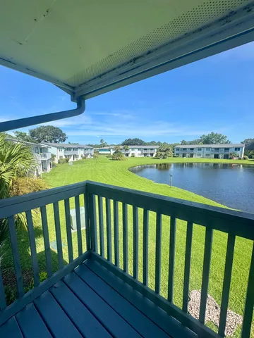 a view of city from balcony