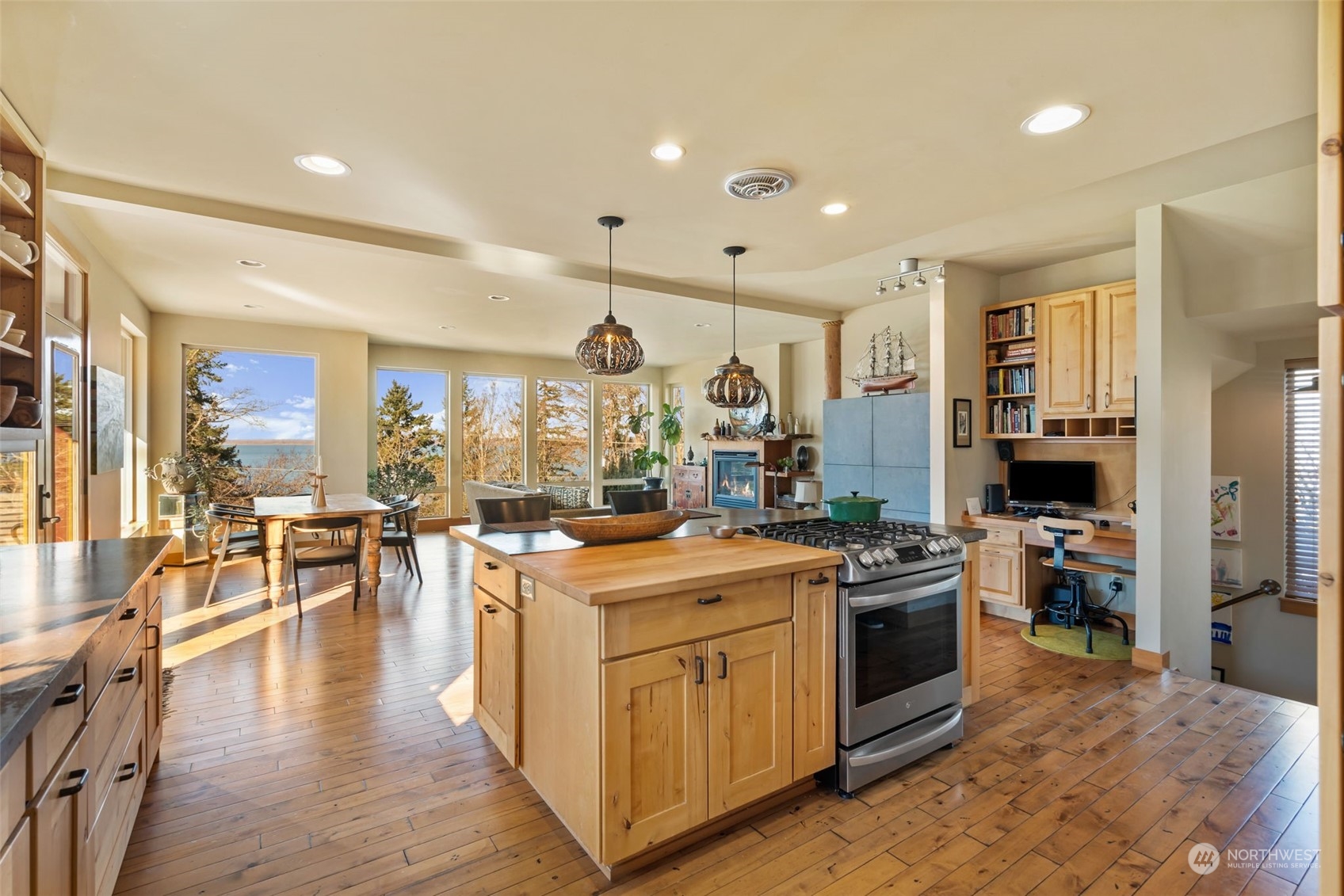 341 South State Street Bellingham, WA 98225 - Photo 8 of 40 a kitchen that has a lot of cabinets in it and appliances