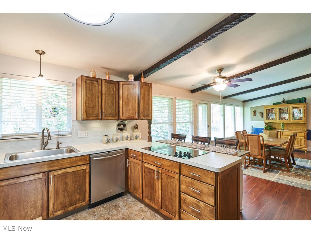 215 Winston Road Akron, OH 44313 - Photo 7 of 28 Kitchen opens into family room. Family room currently used as dining