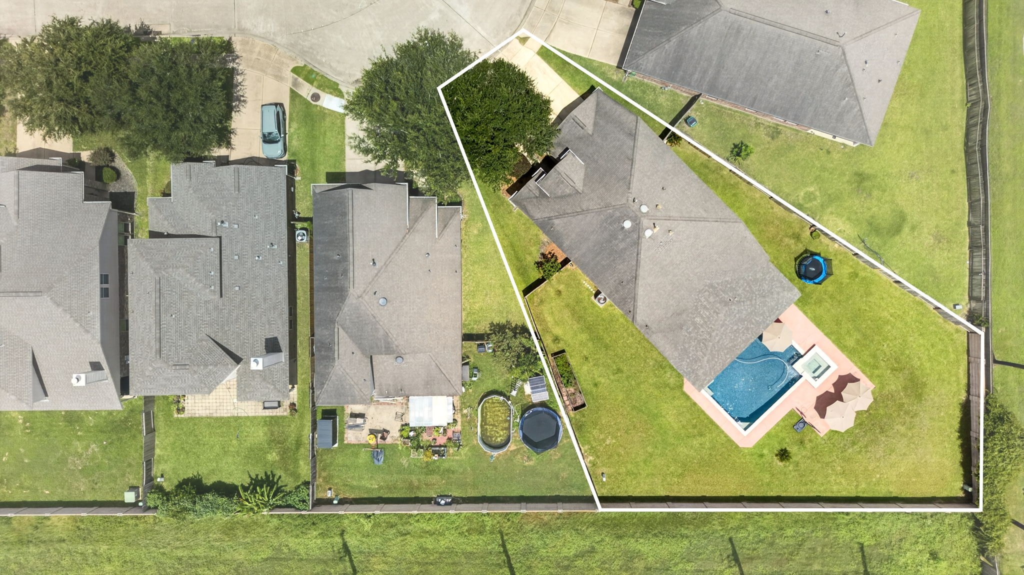 6446 Tea Tree Drive Katy, TX 77494 - Photo 37 of 39 Birds-eye View of Property -
Shows that there's room to enjoy the large back yard.