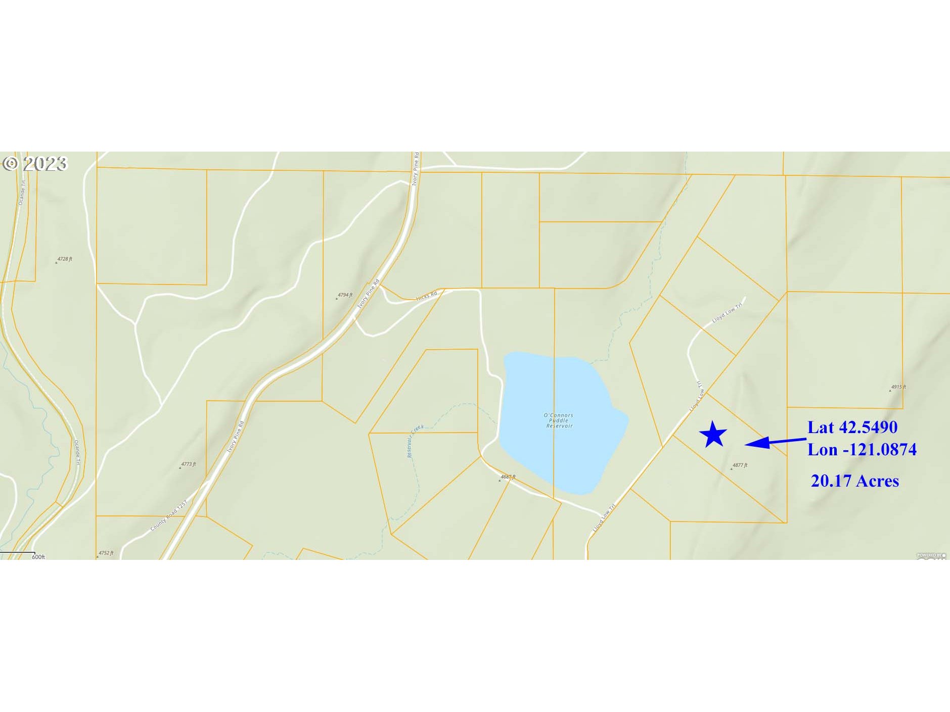 0 Loyd Low Trail Bly, OR 97622 - Photo 3 of 21 a picture of a floor plan