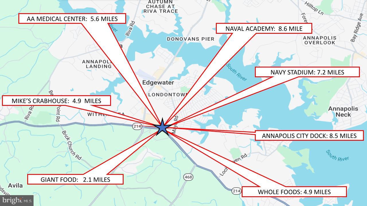 2306 Noblewood Road Edgewater, MD 21037 - Photo 52 of 53 Location Map
