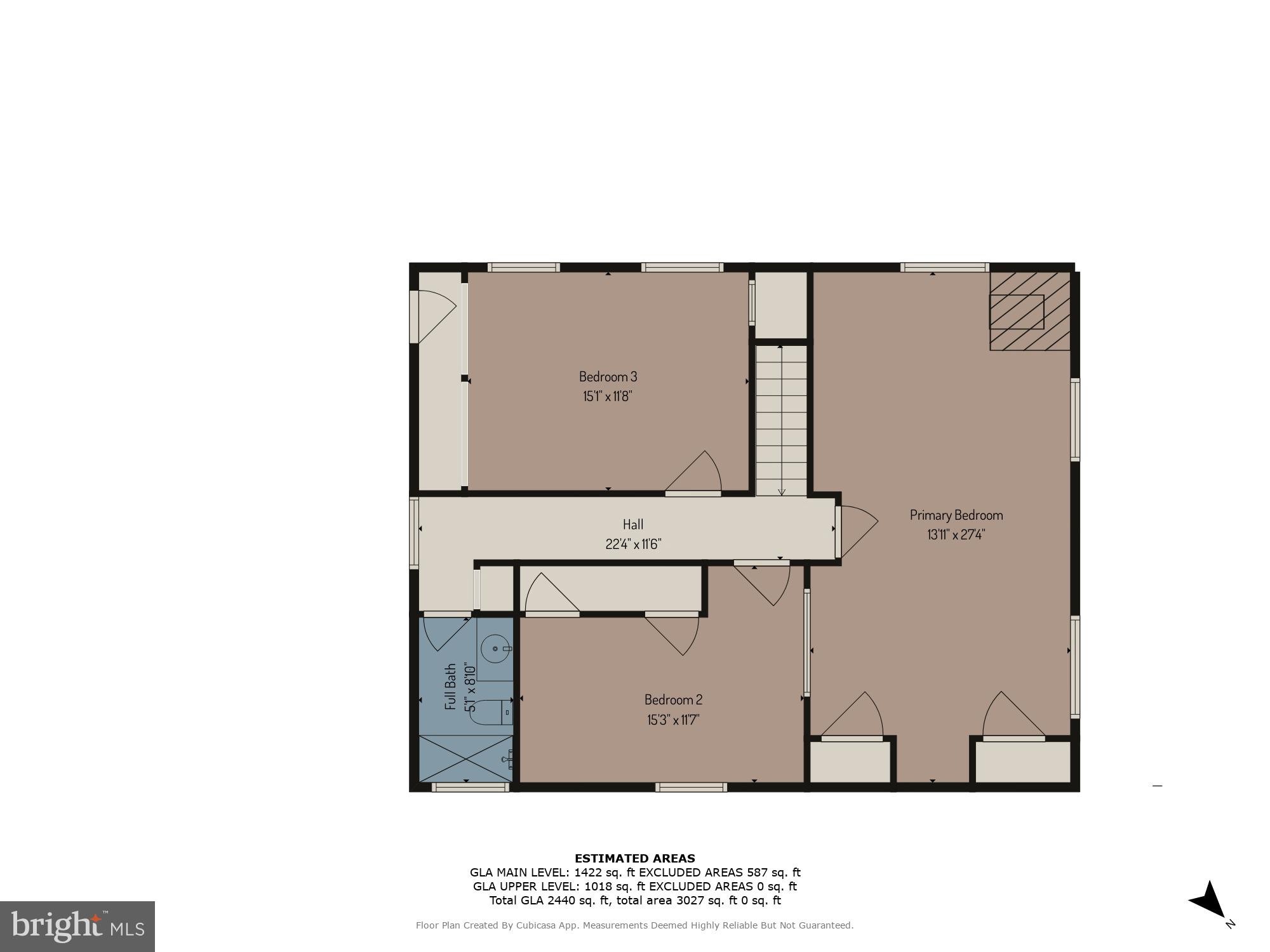 7329 Judi Drive Bryans Road, MD 20616 - Photo 45 of 47 Floor Plan: Upper Level