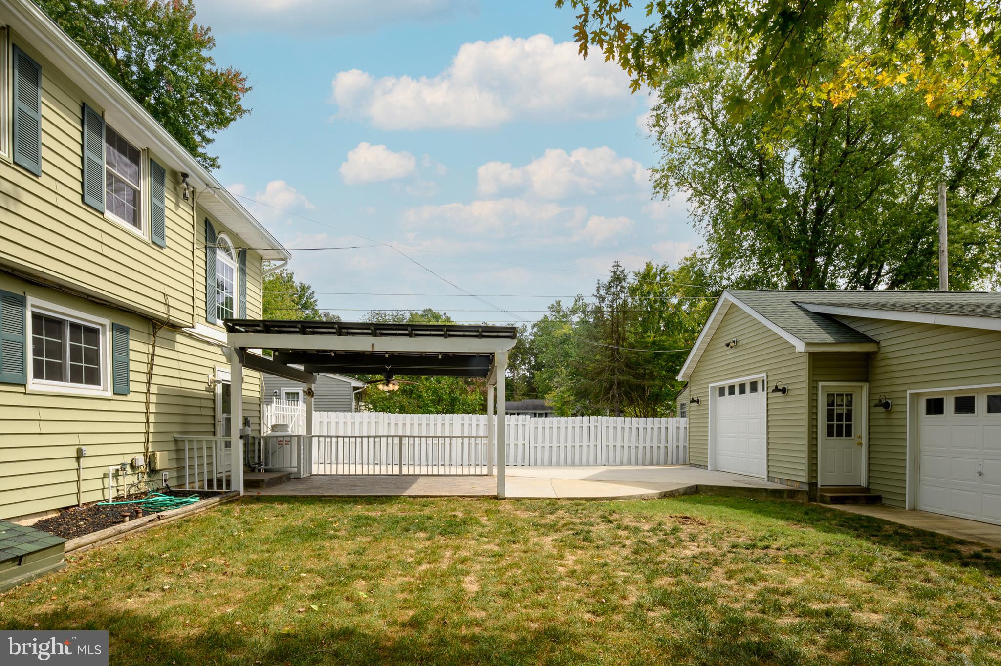 7329 Judi Drive Bryans Road, MD 20616 - Photo 40 of 47 Back Covered Patio and Garage