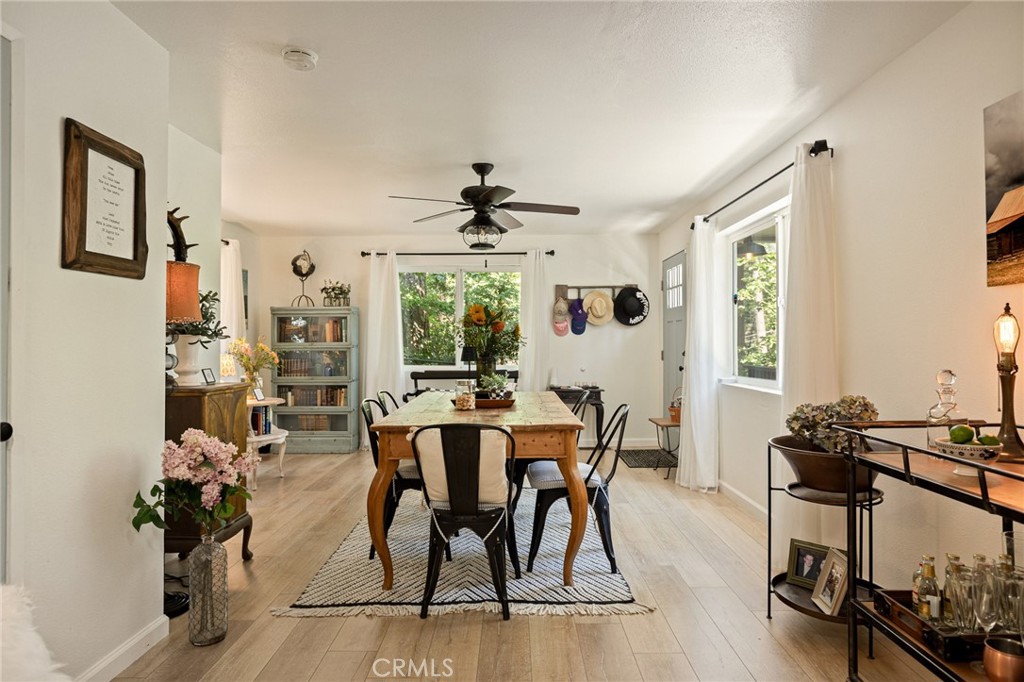 660 Spring Drive Crestline, CA 92322 - Photo 18 of 36 From Dining Room, Enjoy the Amazing Deck and Side Yard...