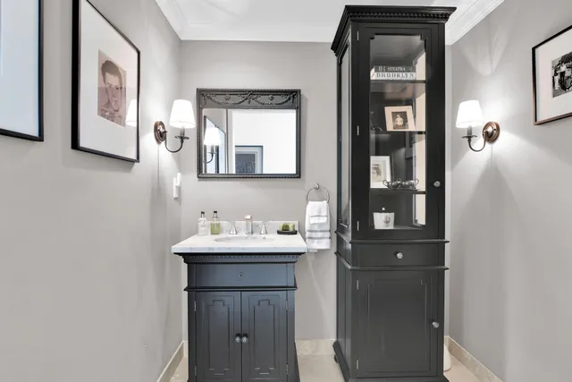 a view of a chairs and table in a patio