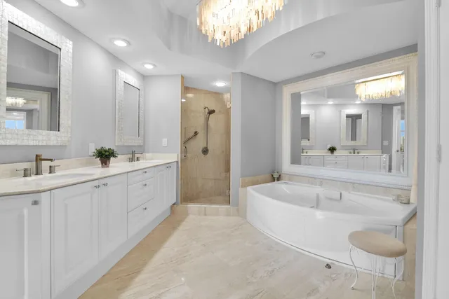 a large white building with glass windows