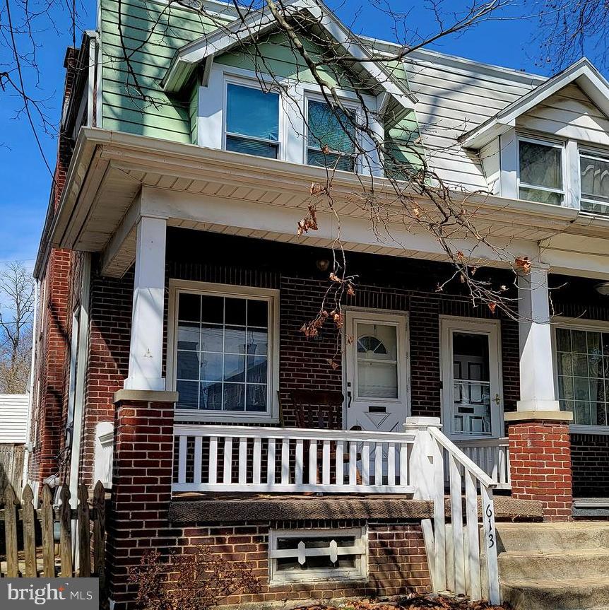 a view of a house with a deck