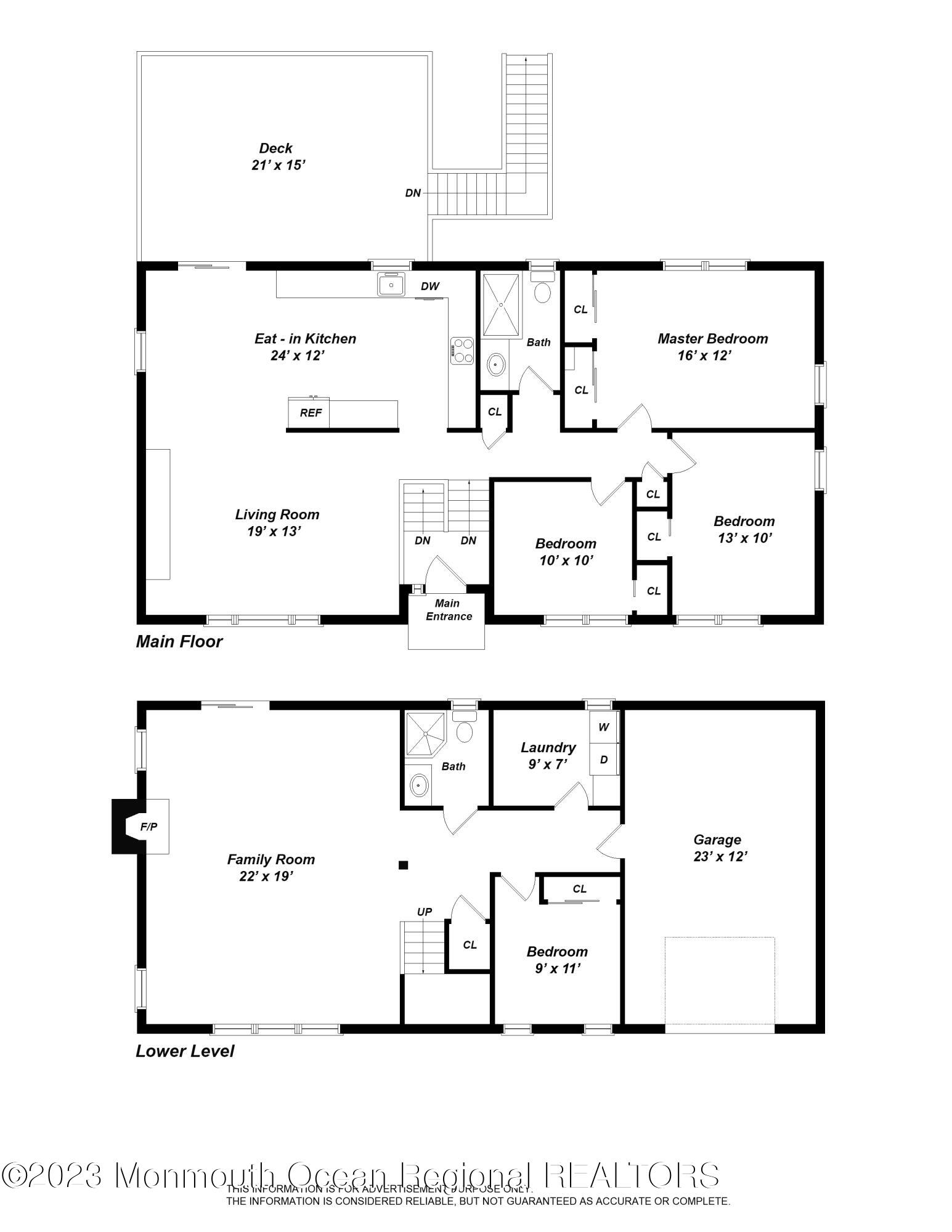 683 Hopping Road Belford, NJ 07718 - Photo 50 of 50 Floor Plan - 683 Hopping Rd, Belford (1)