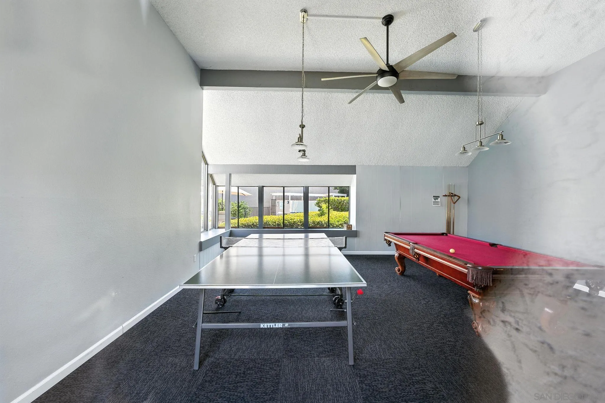 3575 Ruffin Road, Unit 204 San Diego, CA 92123 - Photo 25 of 29 a room with pool table and wooden floor