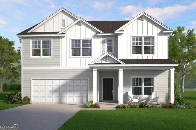 front view of house with a yard