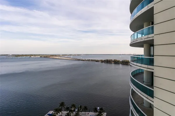 a view of a terrace with sky view
