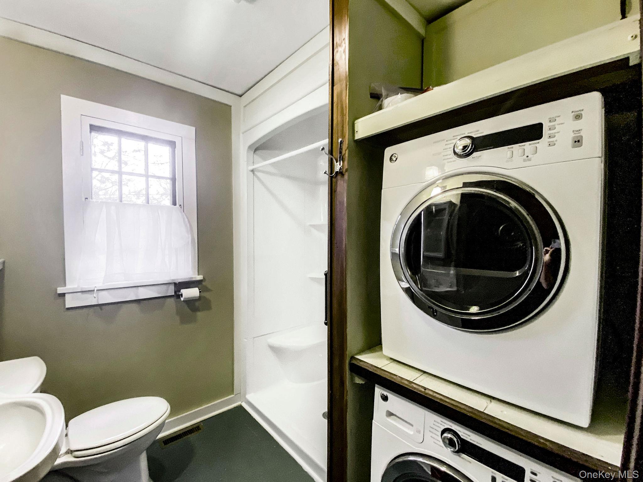 11 Locust Drive Cold Spring, NY 10516 - Photo 13 of 20 Bathroom with shower, washer and dryer.
