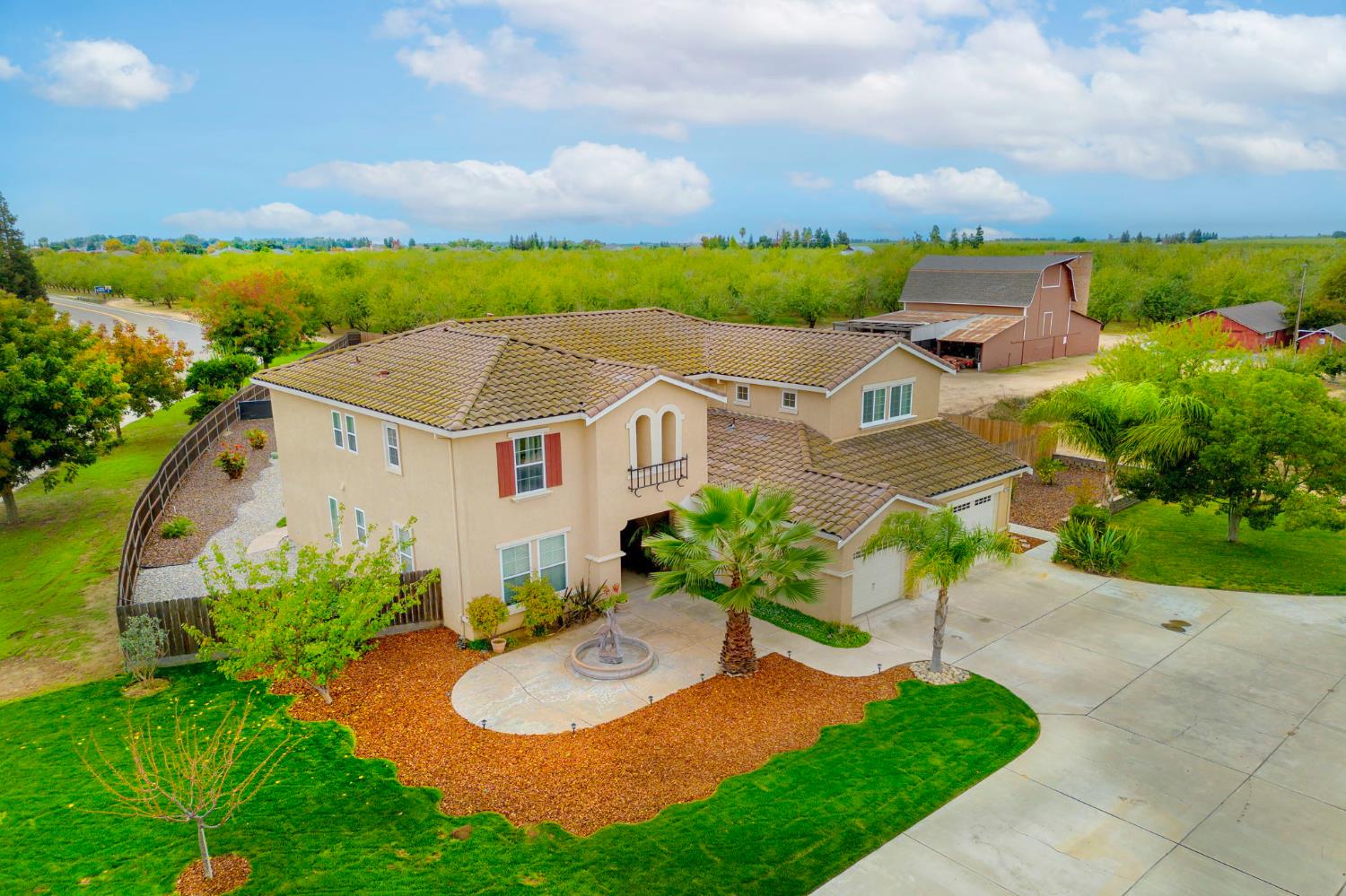 1806 West Ripon Road Ripon, CA 95366 - Photo 53 of 65 an aerial view of a house with a garden