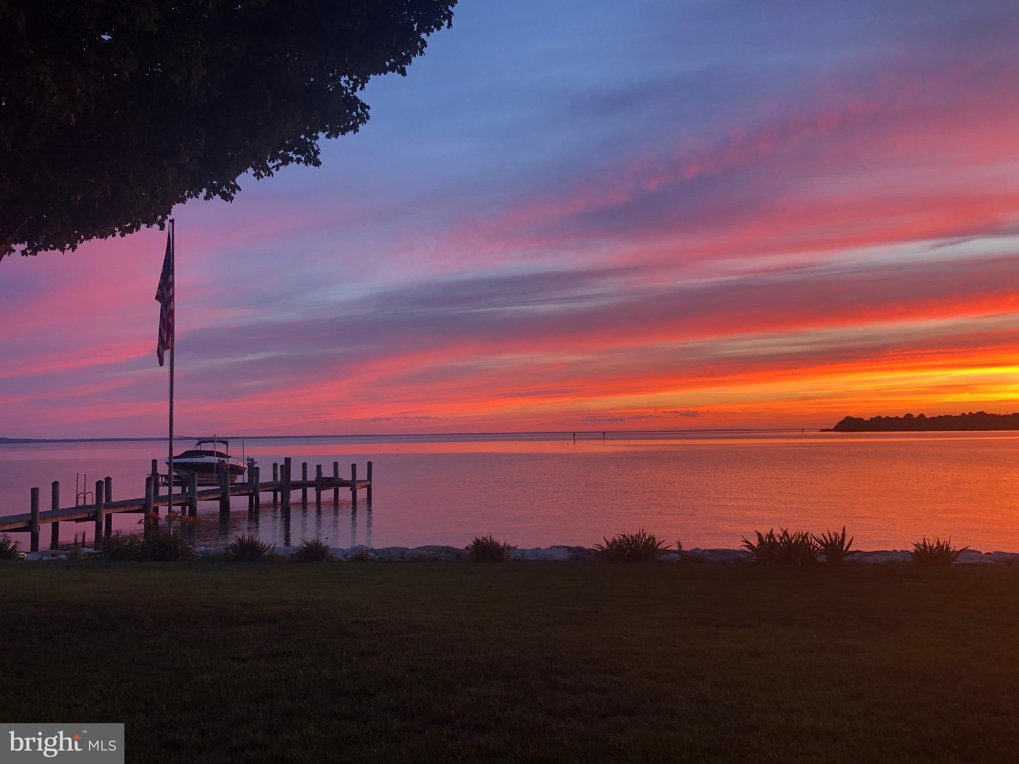 20495 Waterloo Lane Coltons Point, MD 20626 - Photo 56 of 85 a sunset view with ocean view