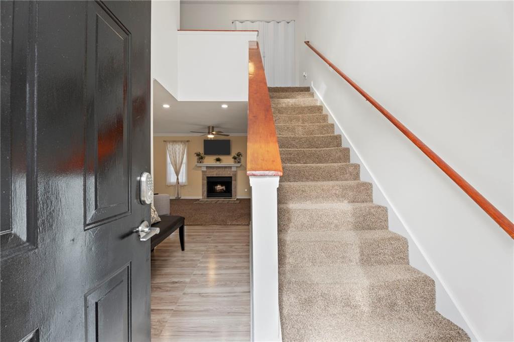 3292 Basking Shade Lane Decatur, GA 30034 - Photo 5 of 57 a view of entryway and hall with dining room