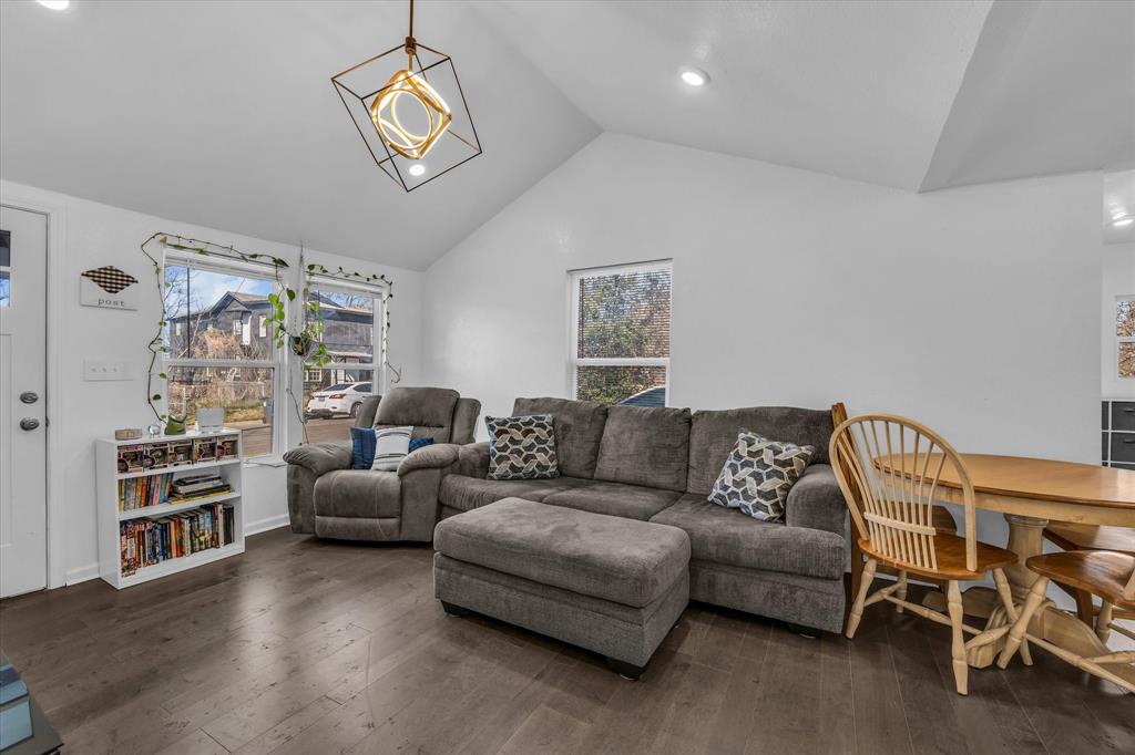 1209 Southey Street Waco, TX 76704 - Photo 16 of 21 a living room with furniture and a book shelf