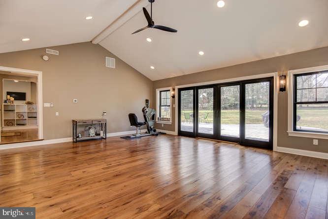 201 Brookhaven Road Wallingford, PA 19086 - Photo 12 of 25 Family room with custom Pella sliders