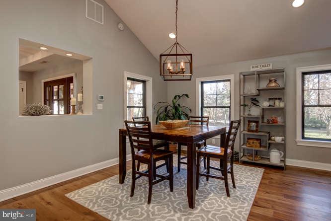 201 Brookhaven Road Wallingford, PA 19086 - Photo 7 of 25 The Dining Area with chic light fixture