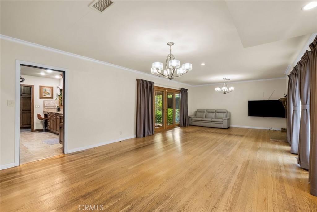 924 Crestview Drive Pasadena, CA 91107 - Photo 7 of 33 a view of a livingroom with a chandelier