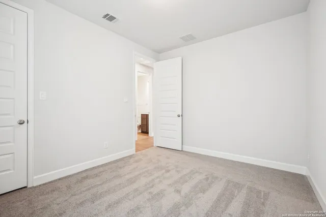 a view of an empty room