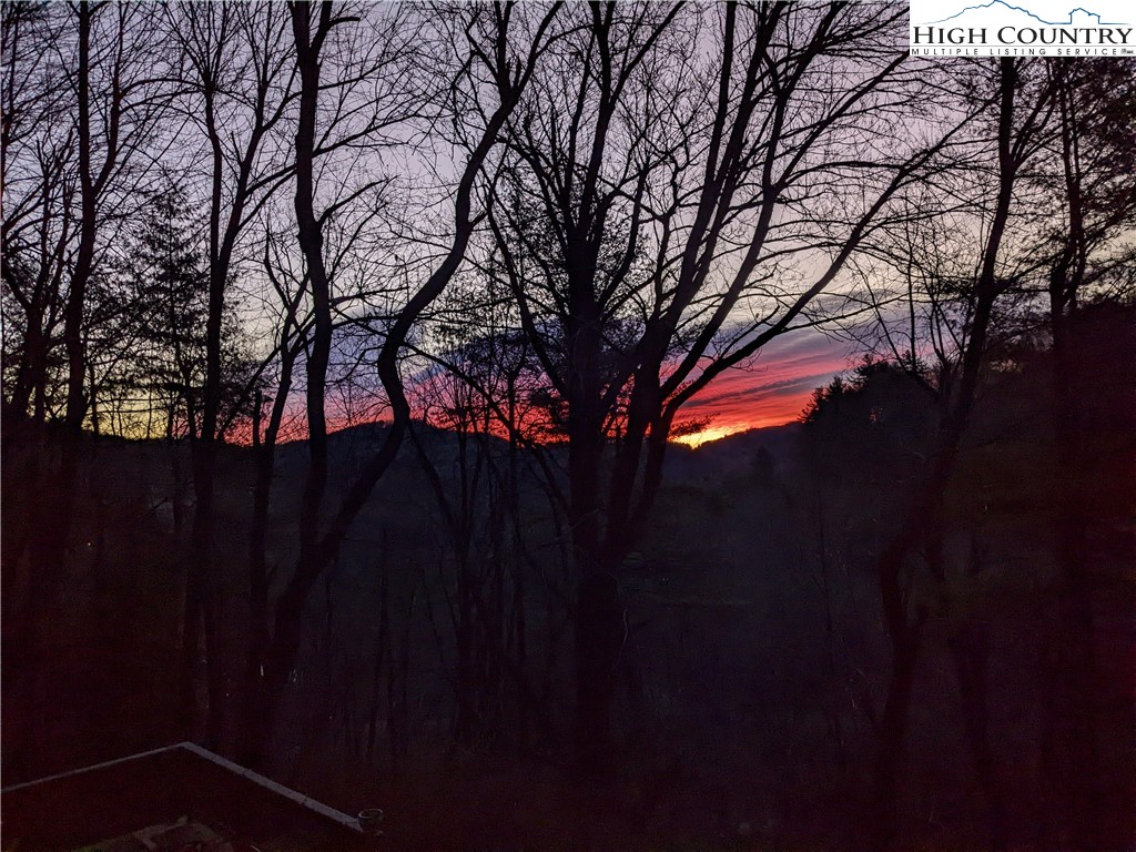 399 Ravens Ridge Circle Boone, NC 28607 - Photo 42 of 42 a backyard of a house with lots of green space and wooden fence