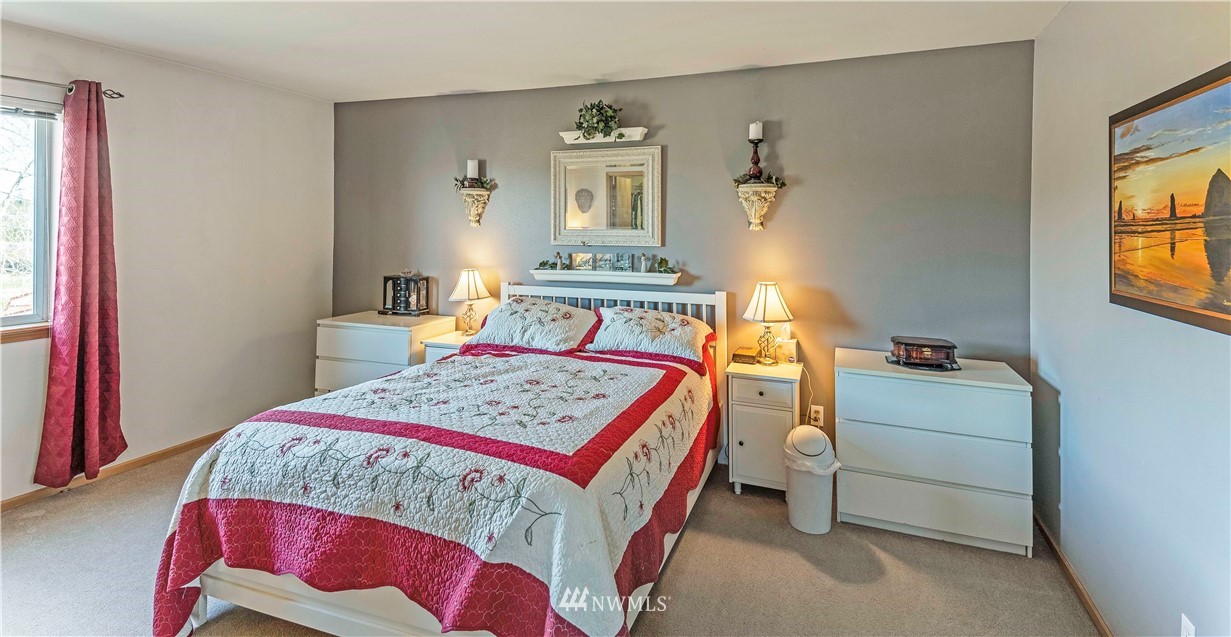4139 Track Street Bellingham, WA 98226 - Photo 21 of 40 a bedroom with a bed and a window