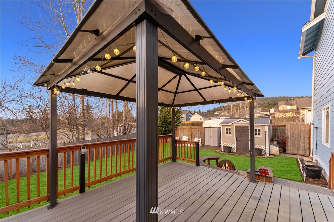 4139 Track Street Bellingham, WA 98226 - Photo 35 of 40 a view of porch with a backyard