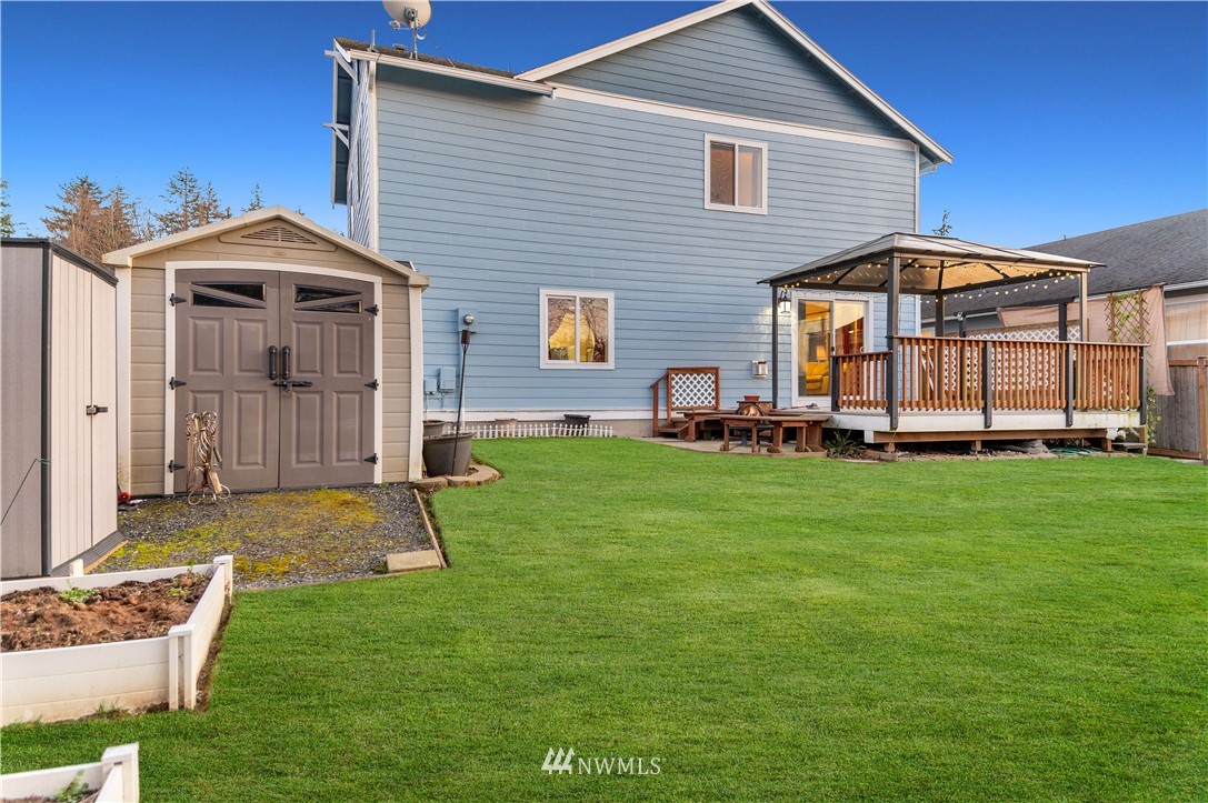 4139 Track Street Bellingham, WA 98226 - Photo 36 of 40 a front view of a house with a yard