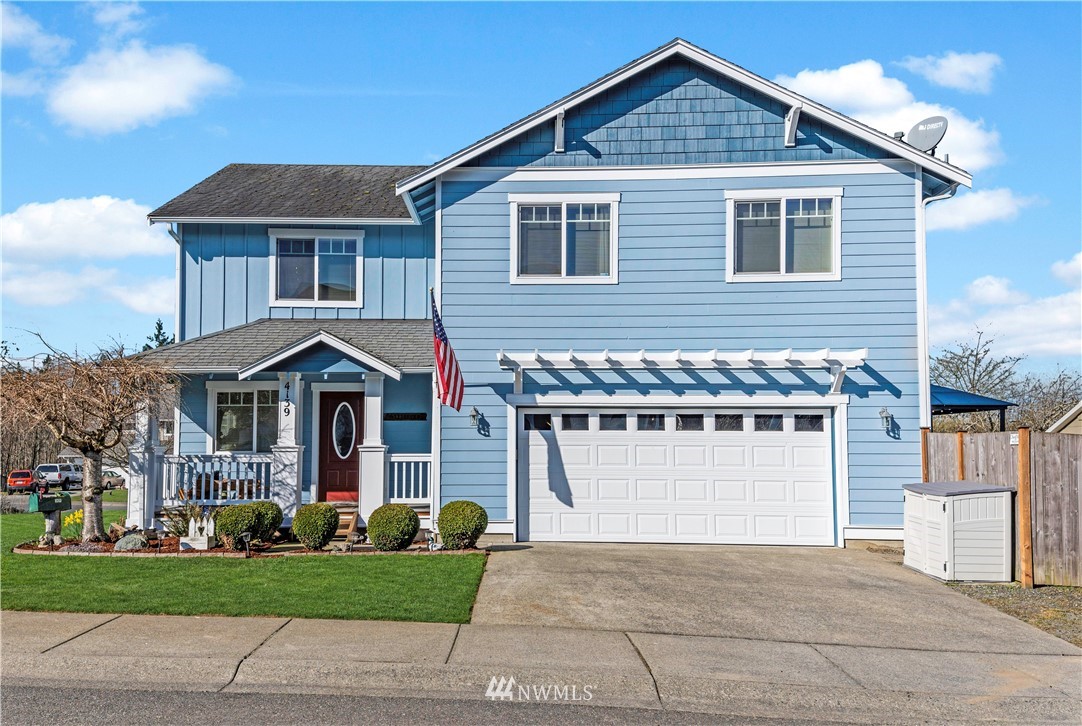 4139 Track Street Bellingham, WA 98226 - Photo 40 of 40 a front view of a house with a yard