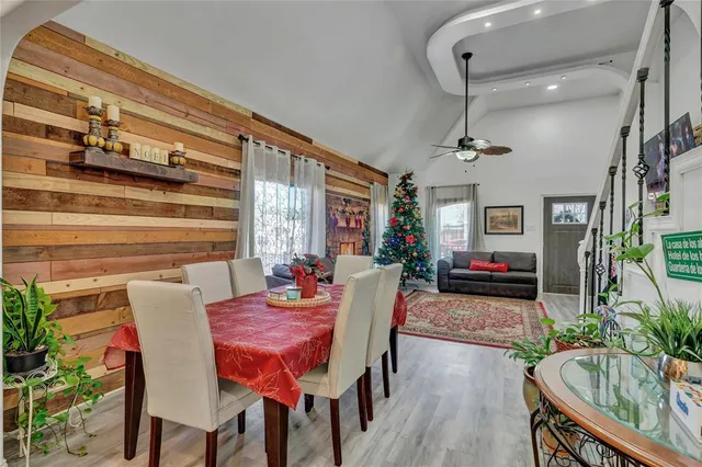 a outdoor space with furniture