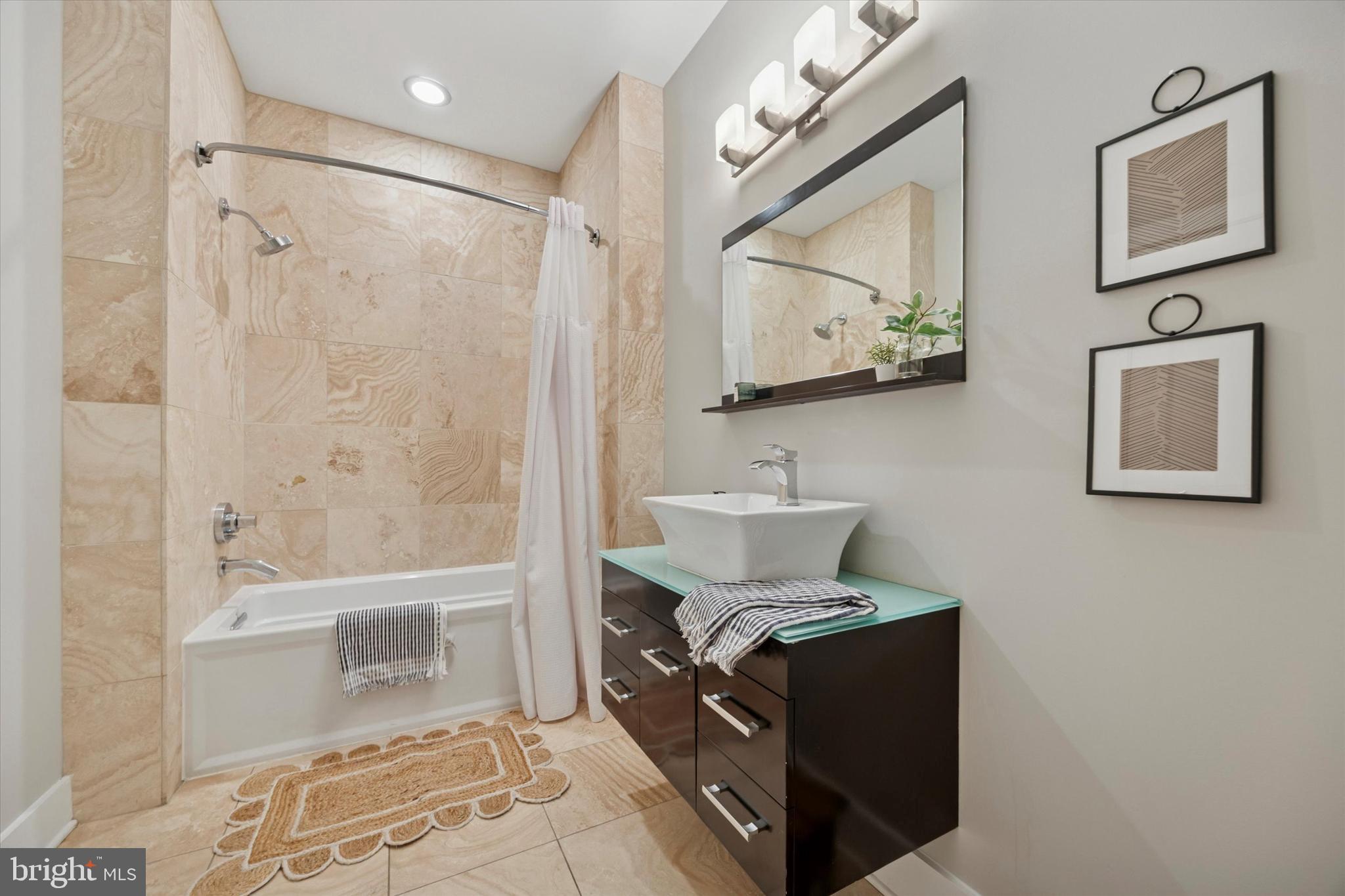 1639 Francis Street Philadelphia, PA 19130 - Photo 12 of 21 a bathroom with a sink toilet and shower