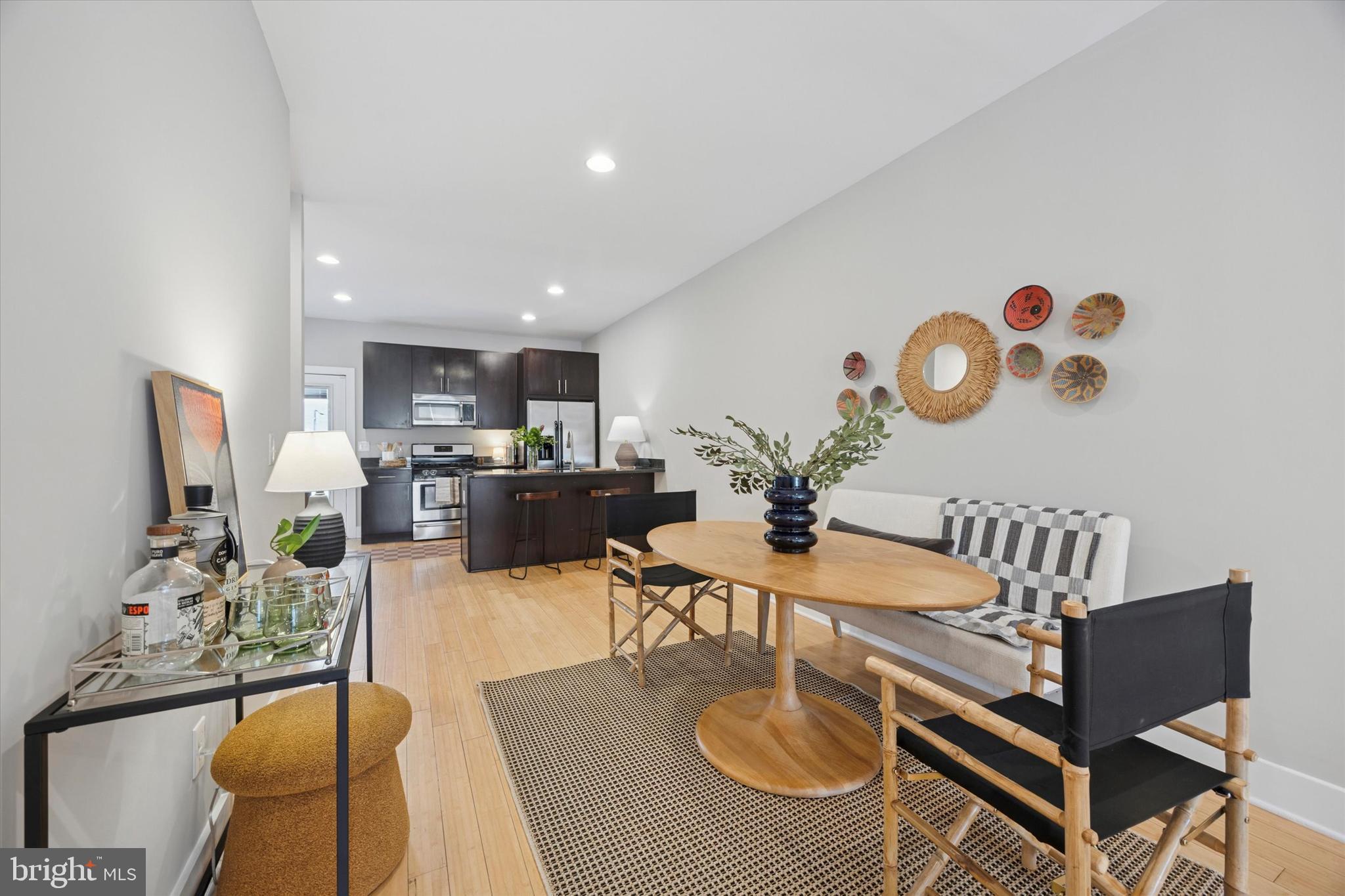 1639 Francis Street Philadelphia, PA 19130 - Photo 7 of 21 a living room with furniture and kitchen view