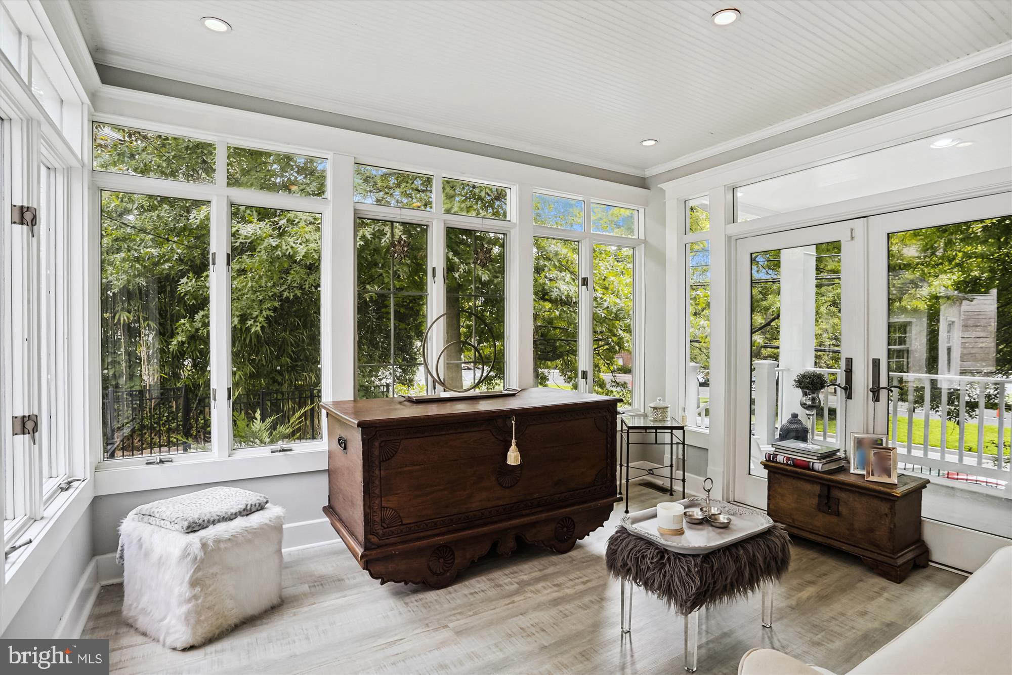 4887 MacArthur Boulevard Northwest Washington, DC 20007 - Photo 10 of 21 Sun room, porch