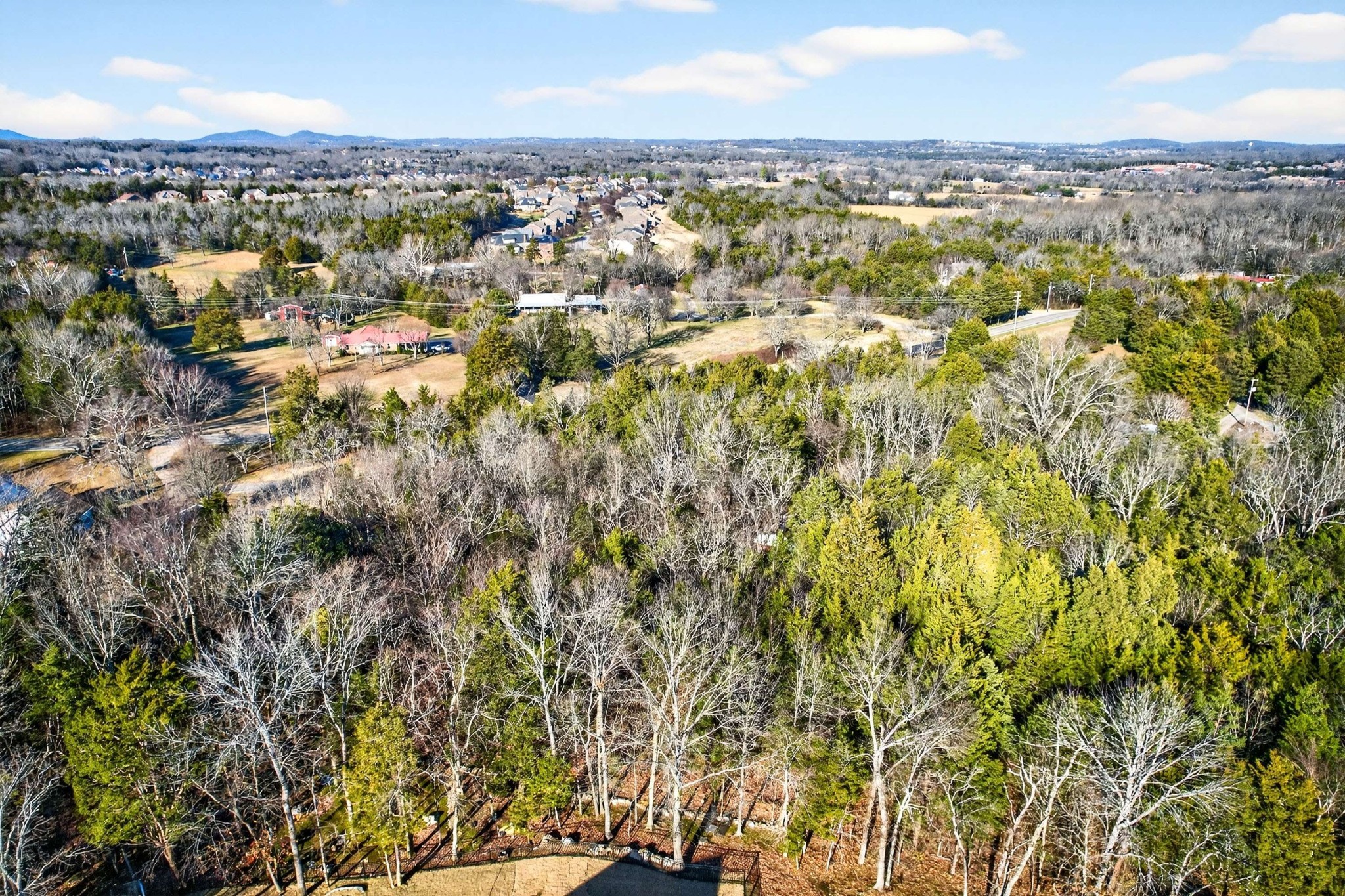 9877 Sam Donald Road Nolensville, TN 37135 - Photo 18 of 37 an aerial view of residential building with parking space