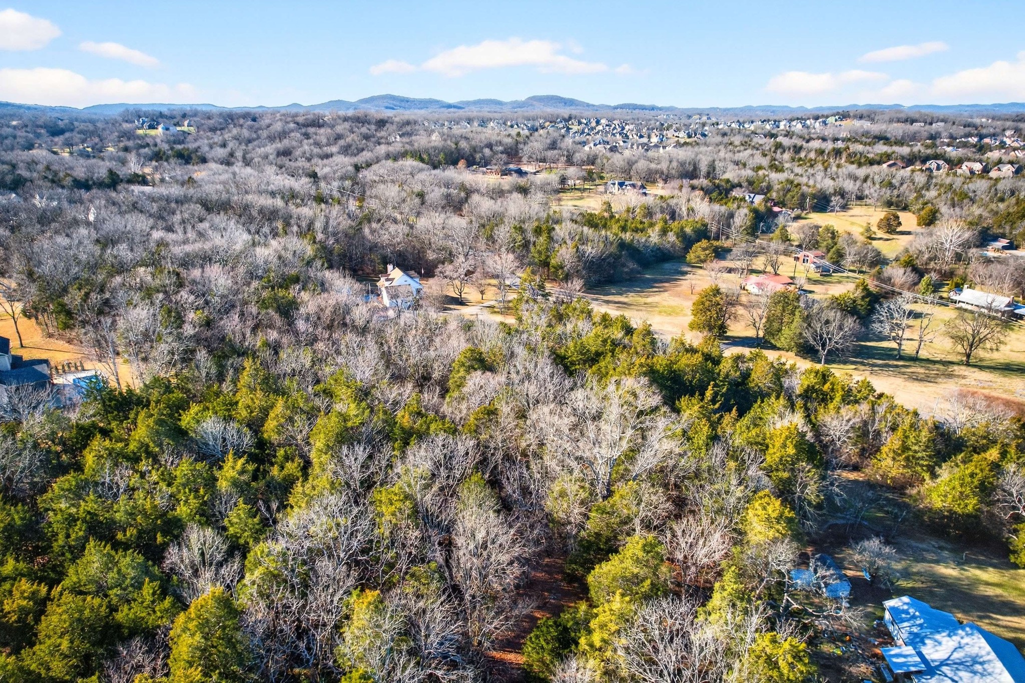 9877 Sam Donald Road Nolensville, TN 37135 - Photo 20 of 37 an aerial view of residential house with green space