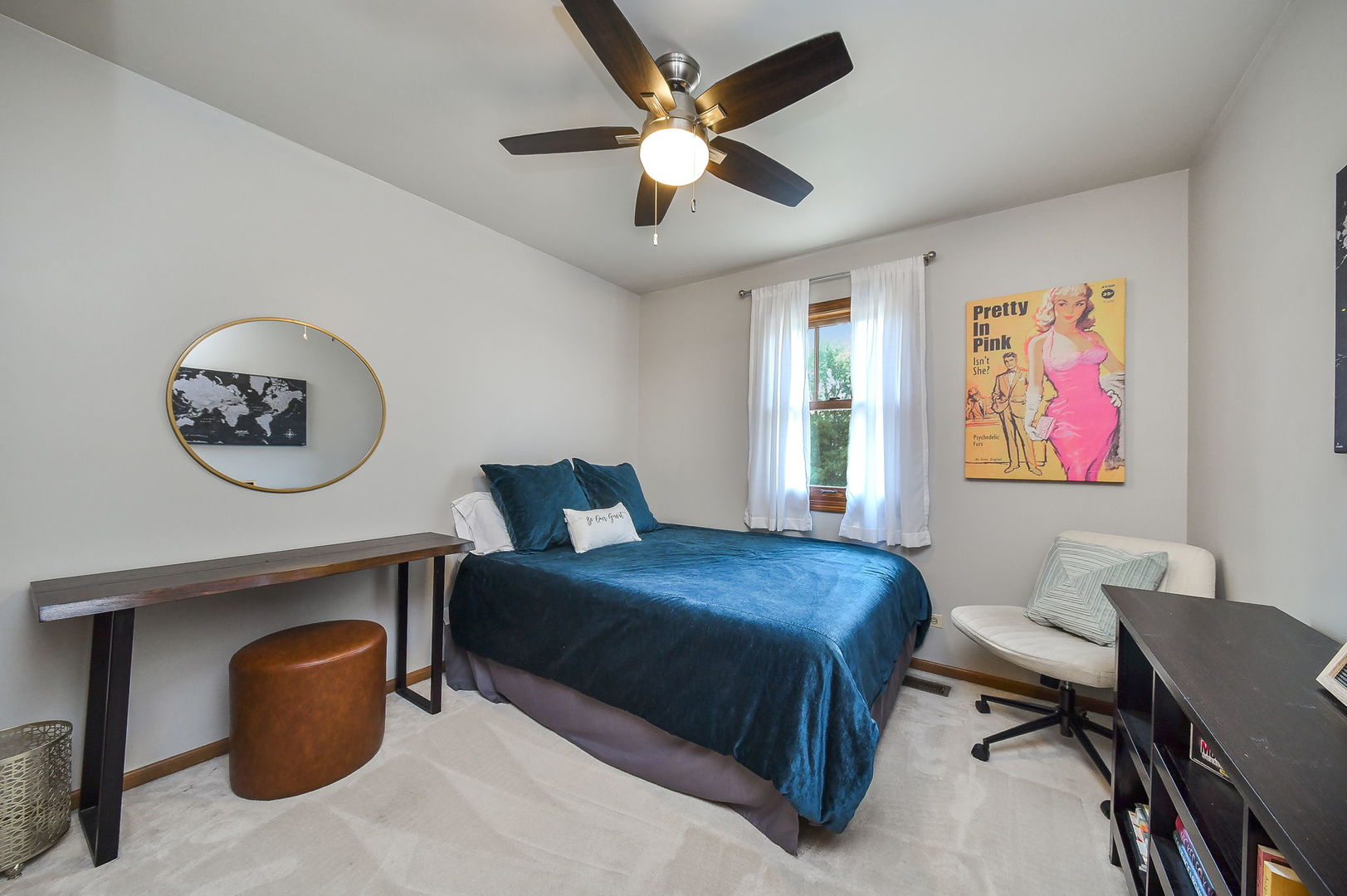 27W108 Walnut Drive Winfield, IL 60190 - Photo 13 of 20 a bedroom with a bed and a chair